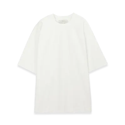 STUDIO NICHOLSON Crew Neck T-Shirt Harlow "White"