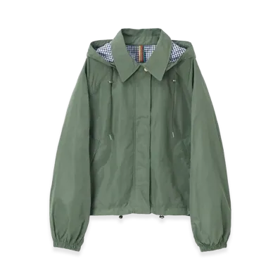 Barbour x Paul Smith Women's Broomhill Polyester Jacket "Khaki"
