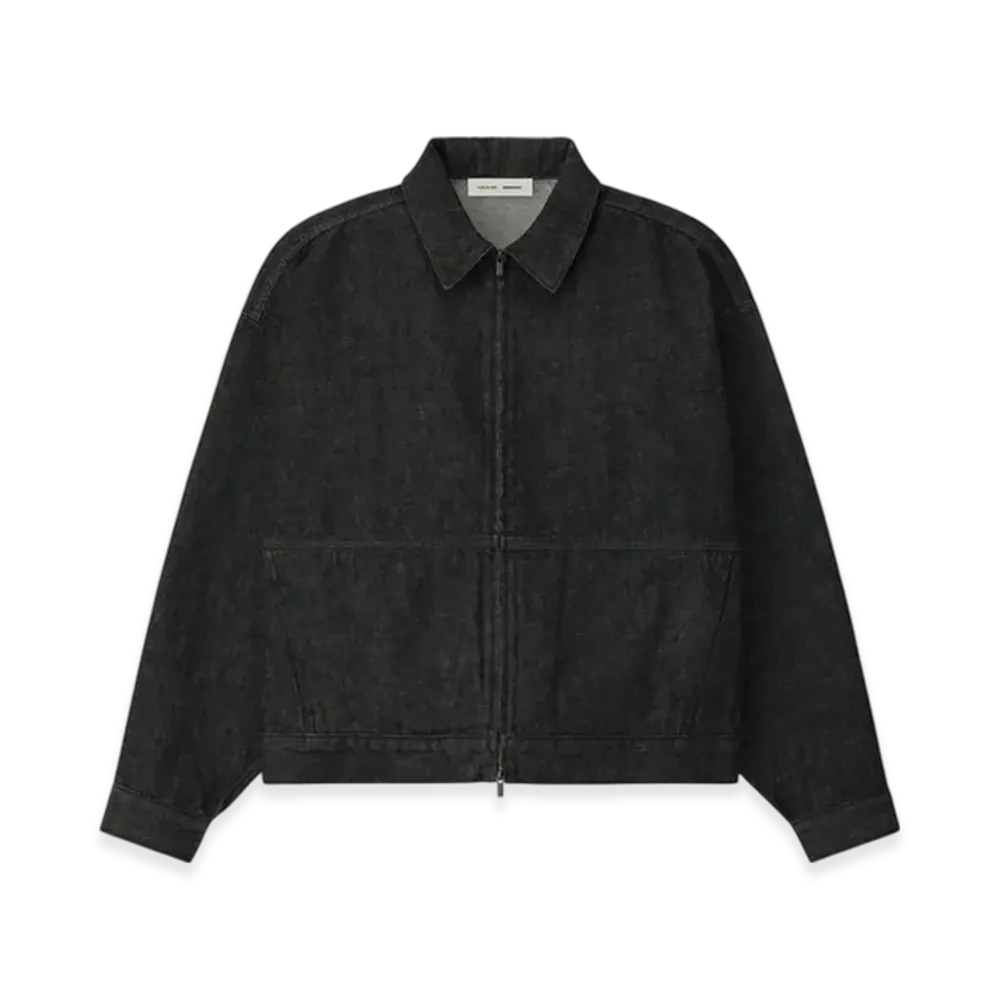 FEAR OF GOD ESSENTIALS Denim Work Jacket "Vintage Black"