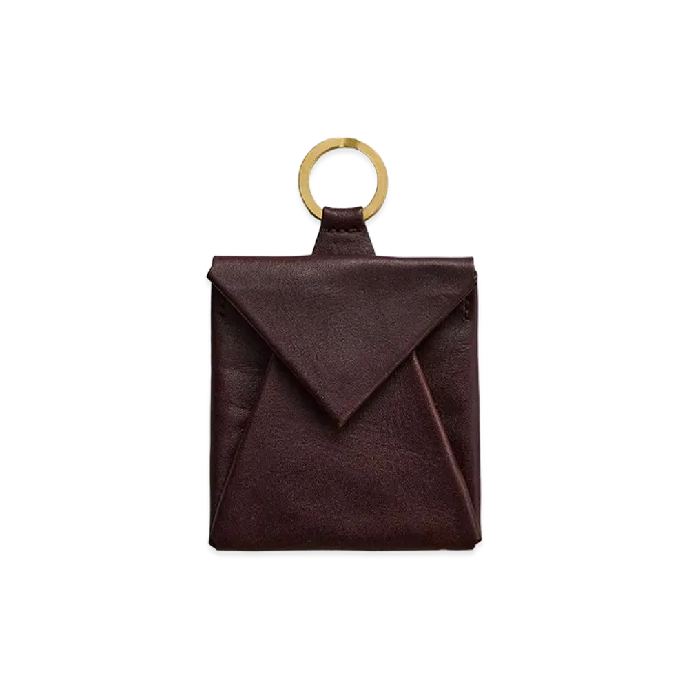 NICENESS N.Fats Steerhide Coin Case "Dark Brown"