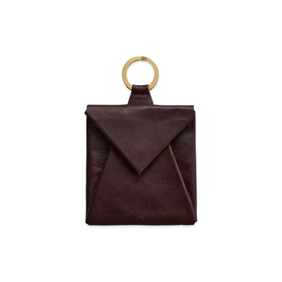 NICENESS N.Fats Steerhide Coin Case "Dark Brown"