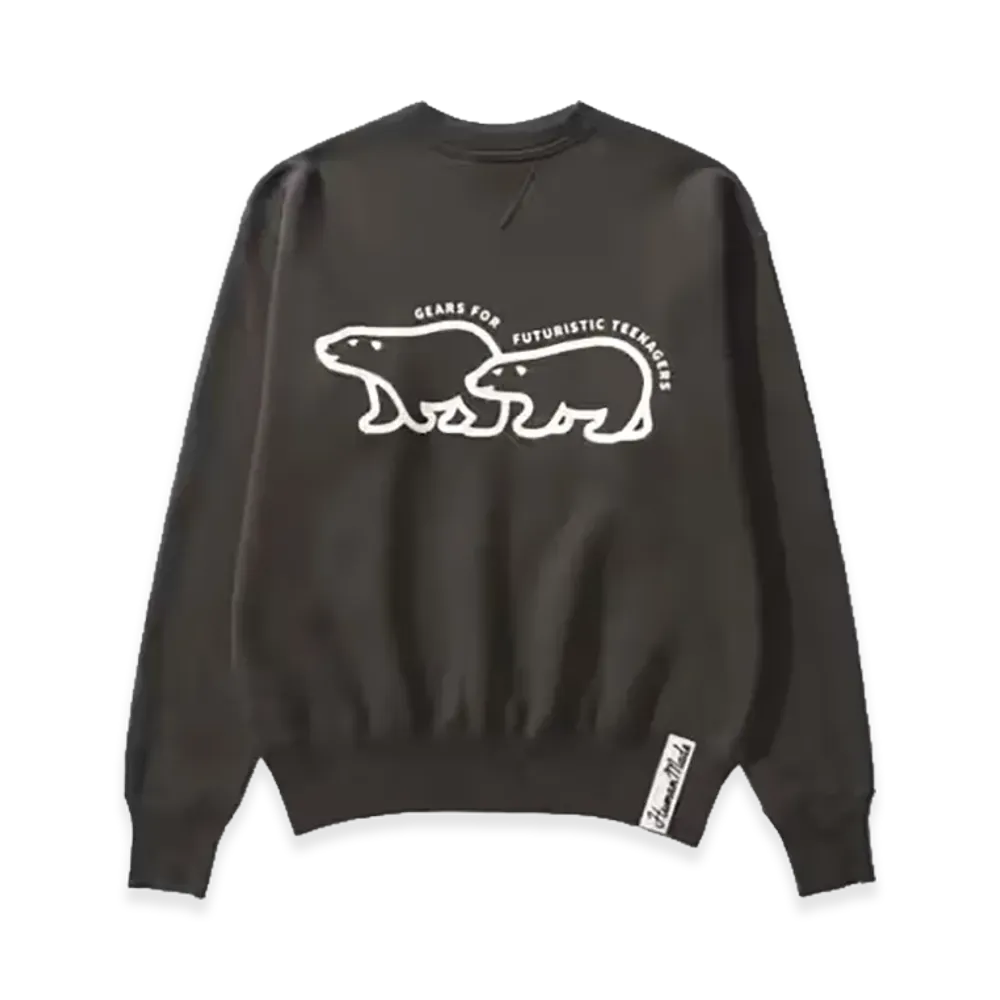 HUMAN MADE Polar Bear Crewneck Sweatshirt "Black"