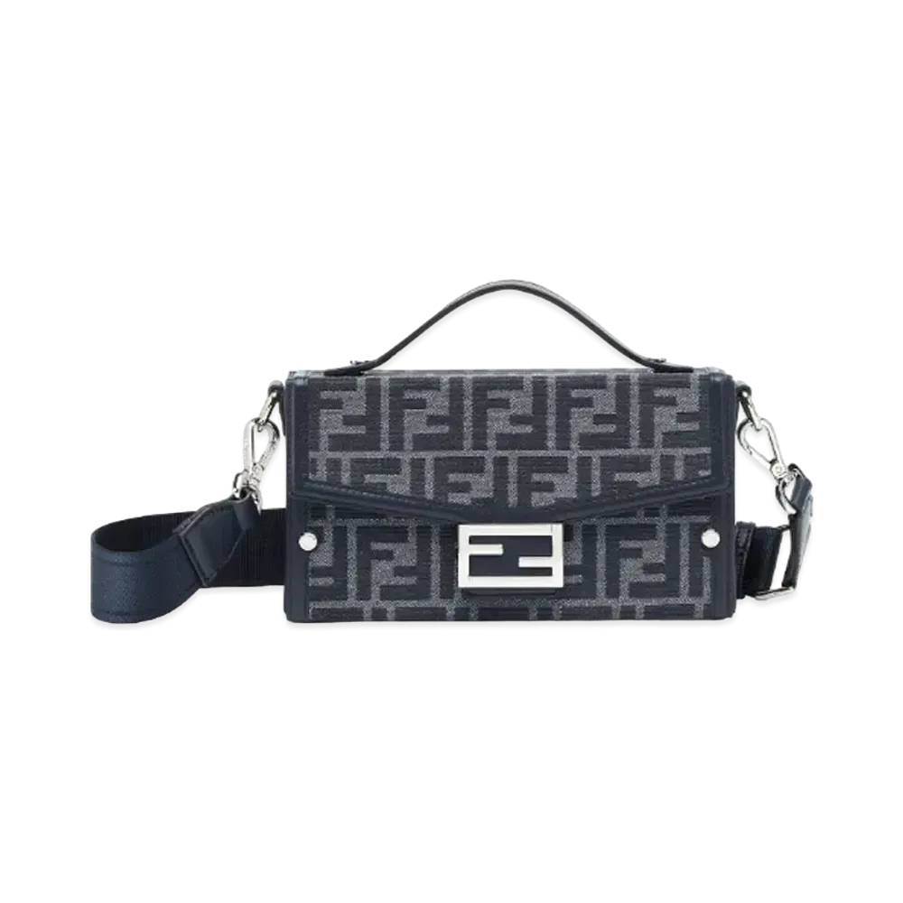 FENDI Soft Trunk Baguette "Blue"