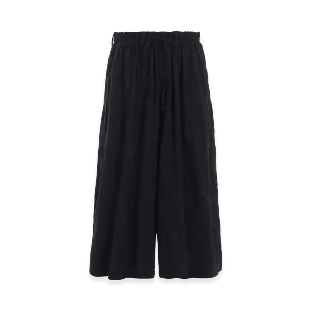 S'YTE Catch-Washer Finish Jersey Culotte Pants "Black"