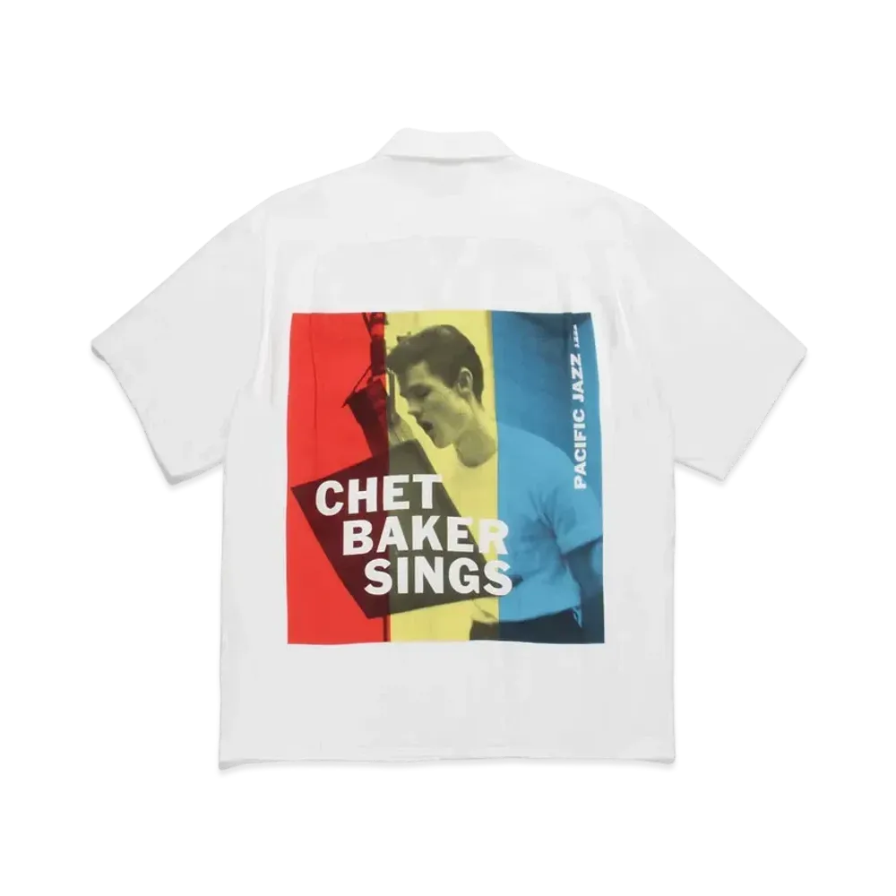 WACKO MARIA CHET BAKER / HAWAIIAN SHIRT #3 "White"