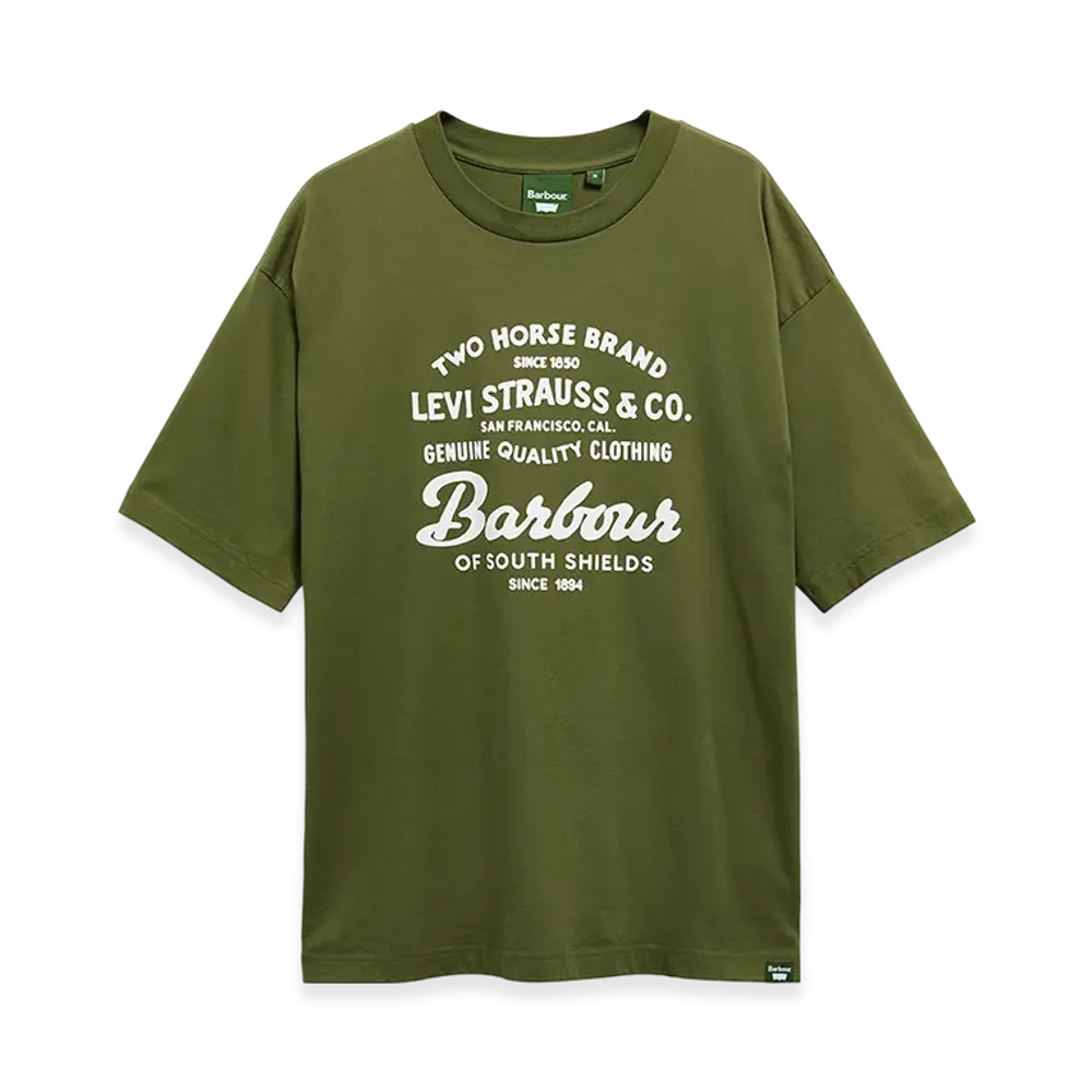 Levi's x Barbour Graphic Tee "Olive"