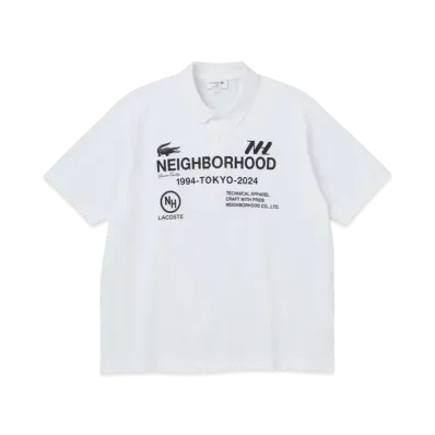 LACOSTE x NEIGHBORHOOD Polo Shirt "White"