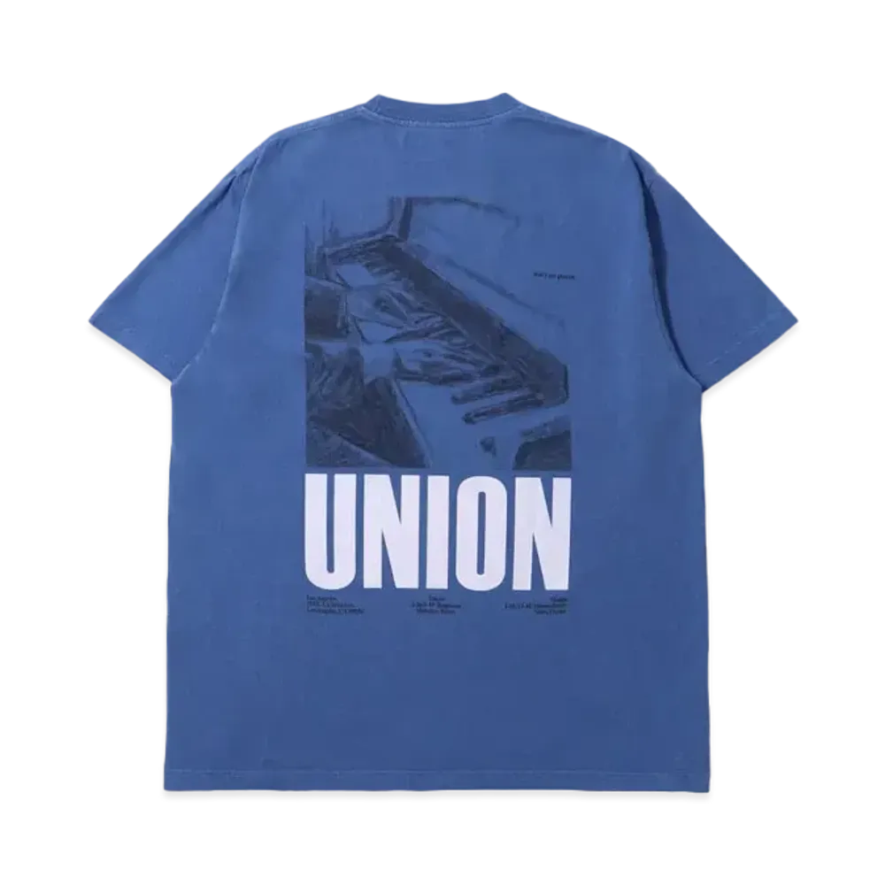 UNION Funky Piano S/S Tee "Blue"
