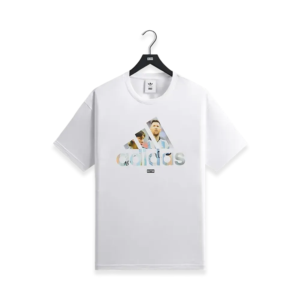 Kith x Lionel Messi x adidas Football Graphic Tee "White"