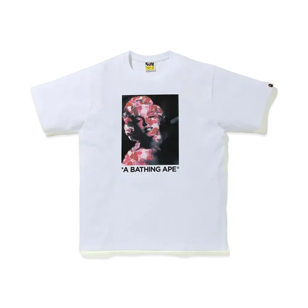 A BATHING APE / Marilyn Monroe Portrait Tee "White"