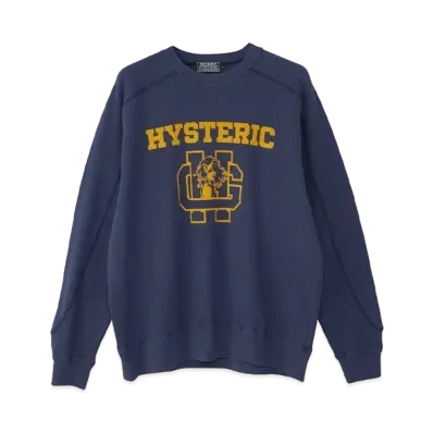 HYSTERIC GLAMOUR H School Sweatshirt "Navy"