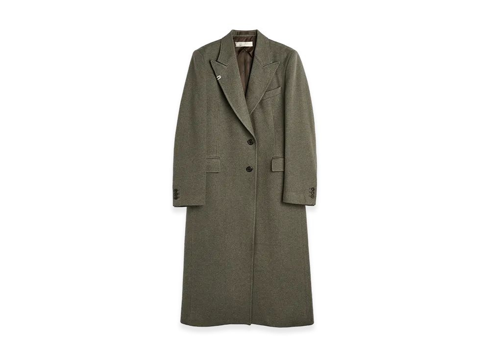 OUR LEGACY Women's Manta Coat "Night Pine Fishbone Bound Wool"