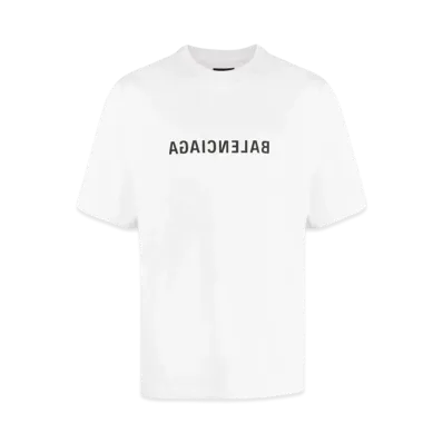 BALENCIAGA Logo Mirror T-shirt "White"