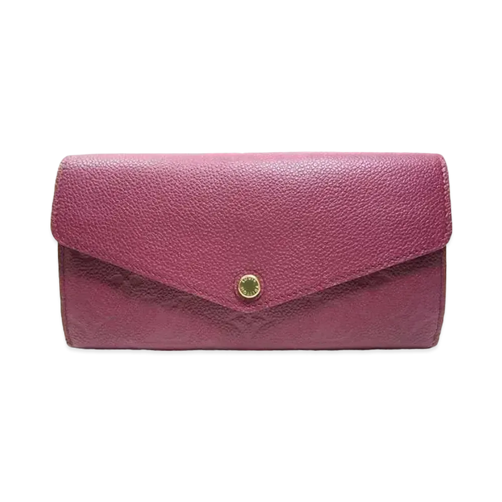 Louis Vuitton Sarah Wallet Monogram Empreinte "Oroll"