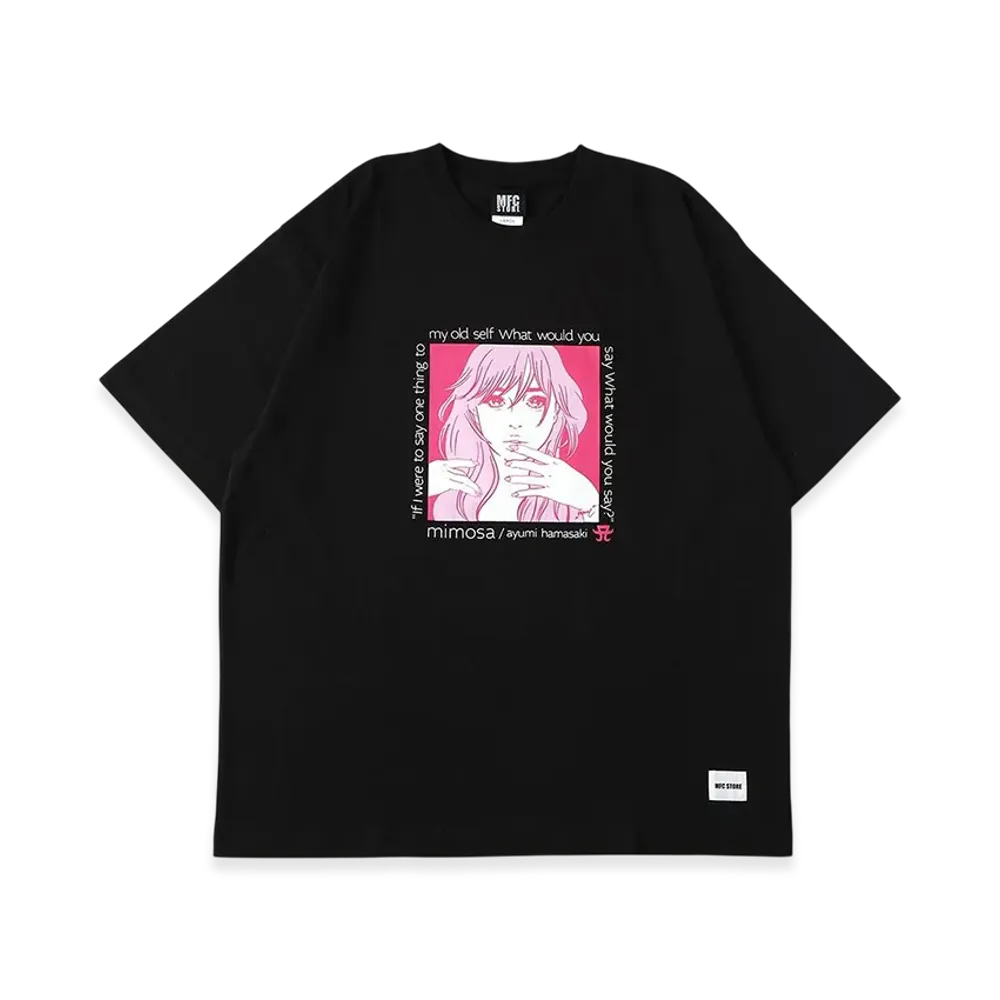 ayumi hamasaki x MFC STORE Mimosa Tee Design By Mwc "Black"