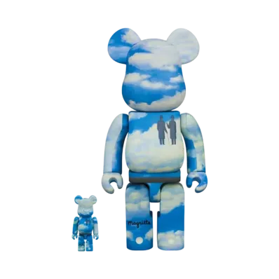 Bearbrick Rene Magritte 1963/The Castle of the Pyrenees 100% & 400%