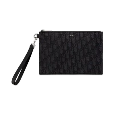 Dior A5 Pouch Dior Oblique Jacquard "Black"