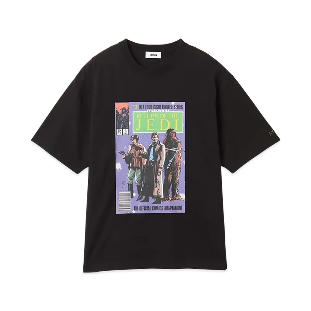atmos x STAR WARS Comic Book 3 T-Shirt "Black"