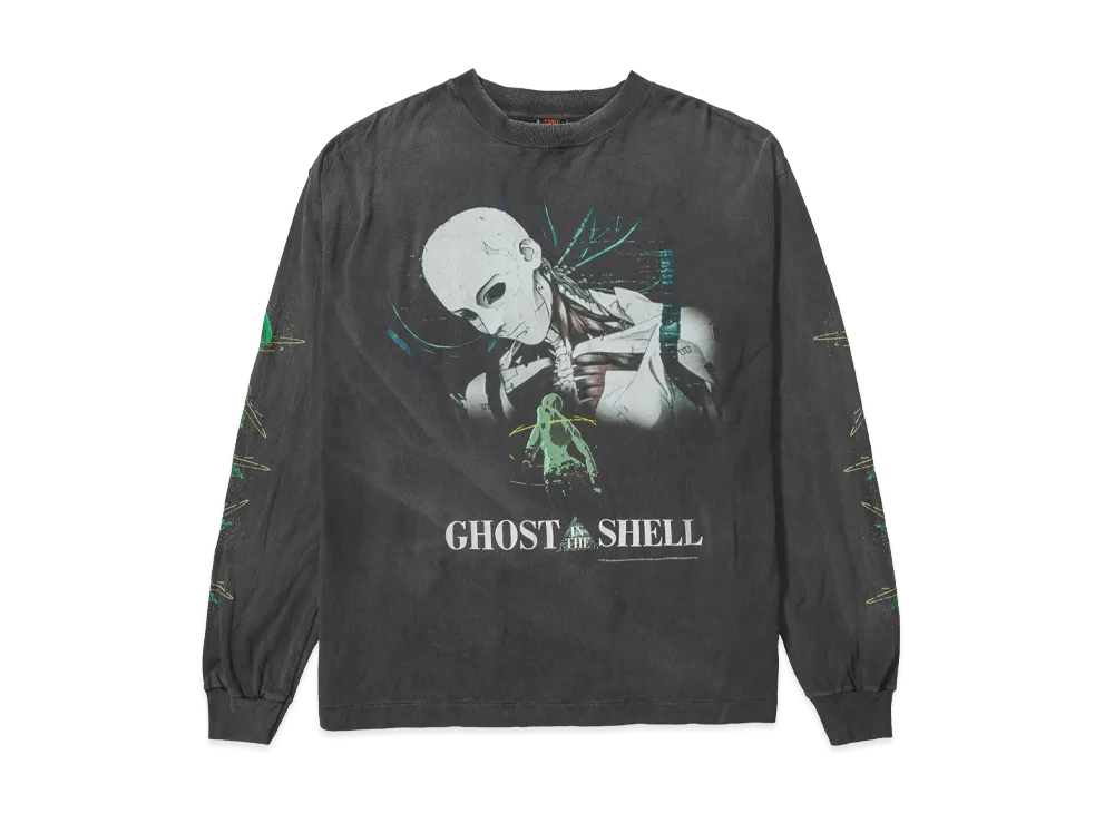 SAINT Mxxxxxx x Ghost In The Shell GS_LS Tee_GITS "Black"