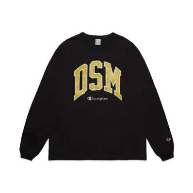 Champion x DSMG Long Sleeve T-Shirt "Black"