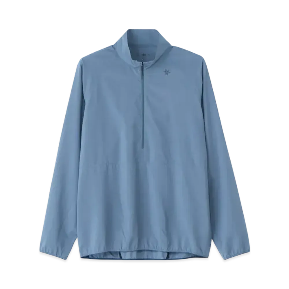 Goldwin Floating Windshell Half-Zip Pullover (Unisex) "Graphite Navy"