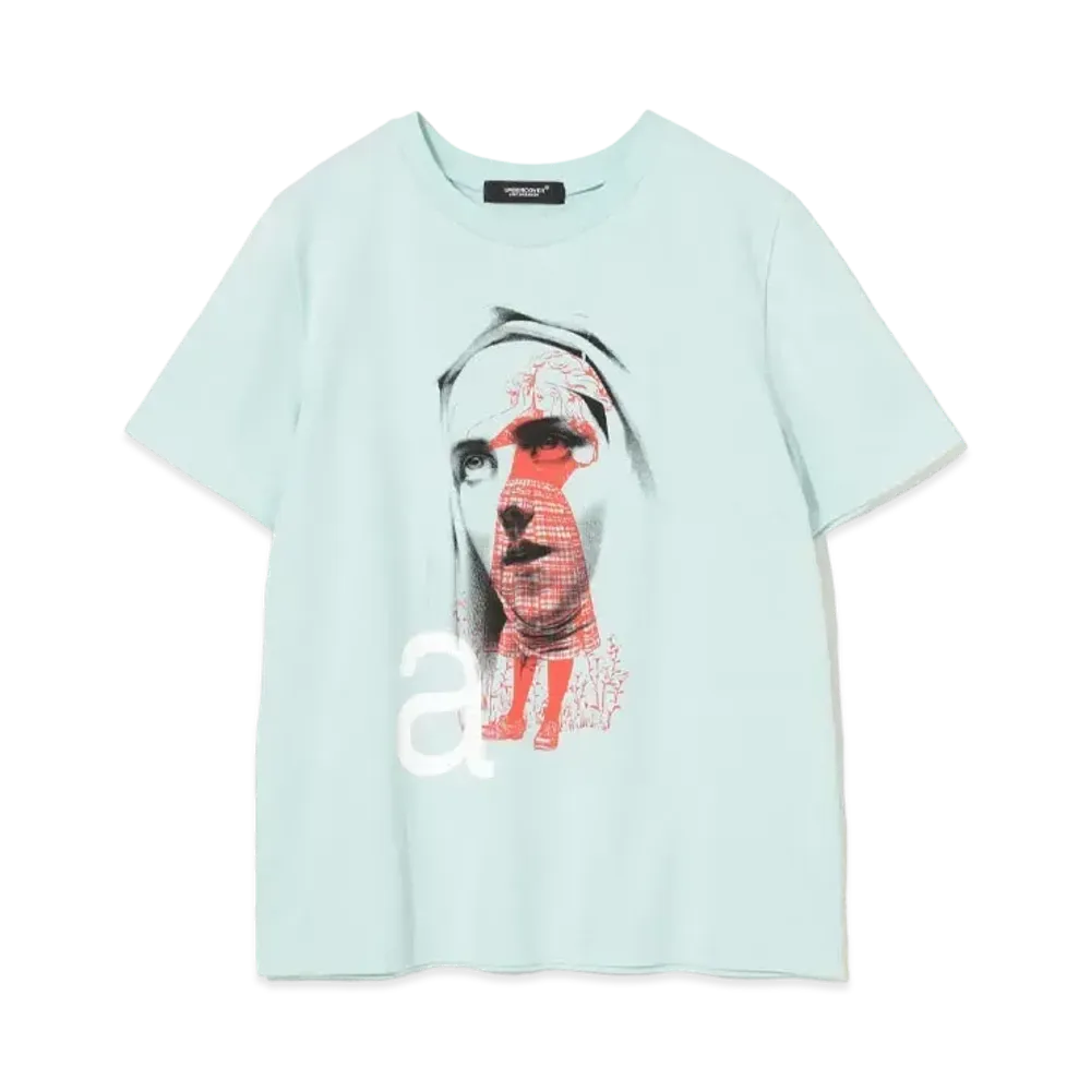 UNDERCOVER Cotton T-Shirt "Pale Blue"