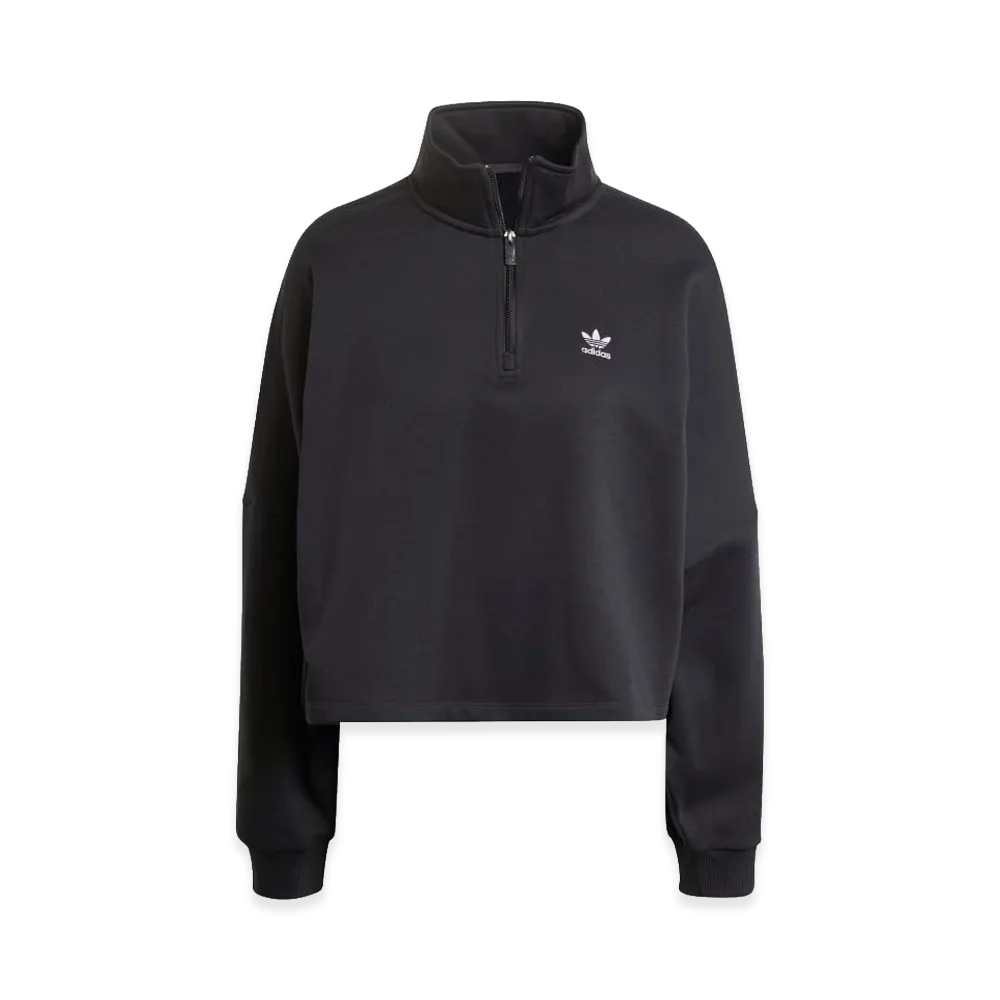 adidas Essentials 1/2 Zip Fleece Sweatshirt "Black"