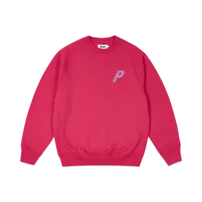 PALACE P3 Glitter Crew "Berry Red"