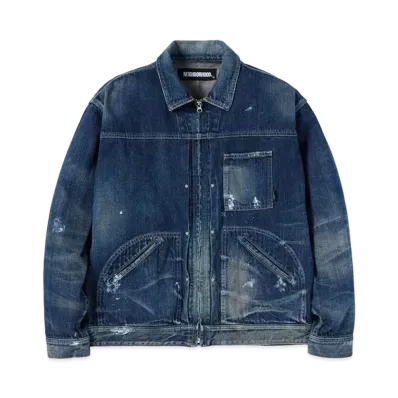NEIGHBORHOOD FRONT ZIP DENIM / C-JK "Indigo"