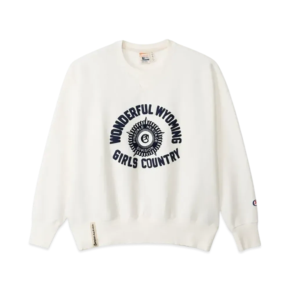 Champion Crewneck Sweatshirt "Off White"