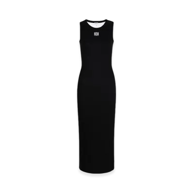 LOEWE Women's Anagram Tank Dress "Black"