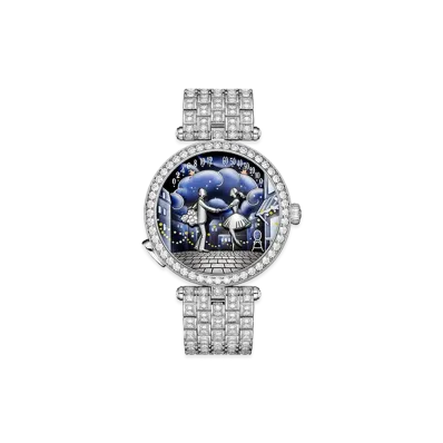 Van Cleef & Arpels Lady Arpels Bal des Amoureux Automata watch "18K White gold/Diamond"