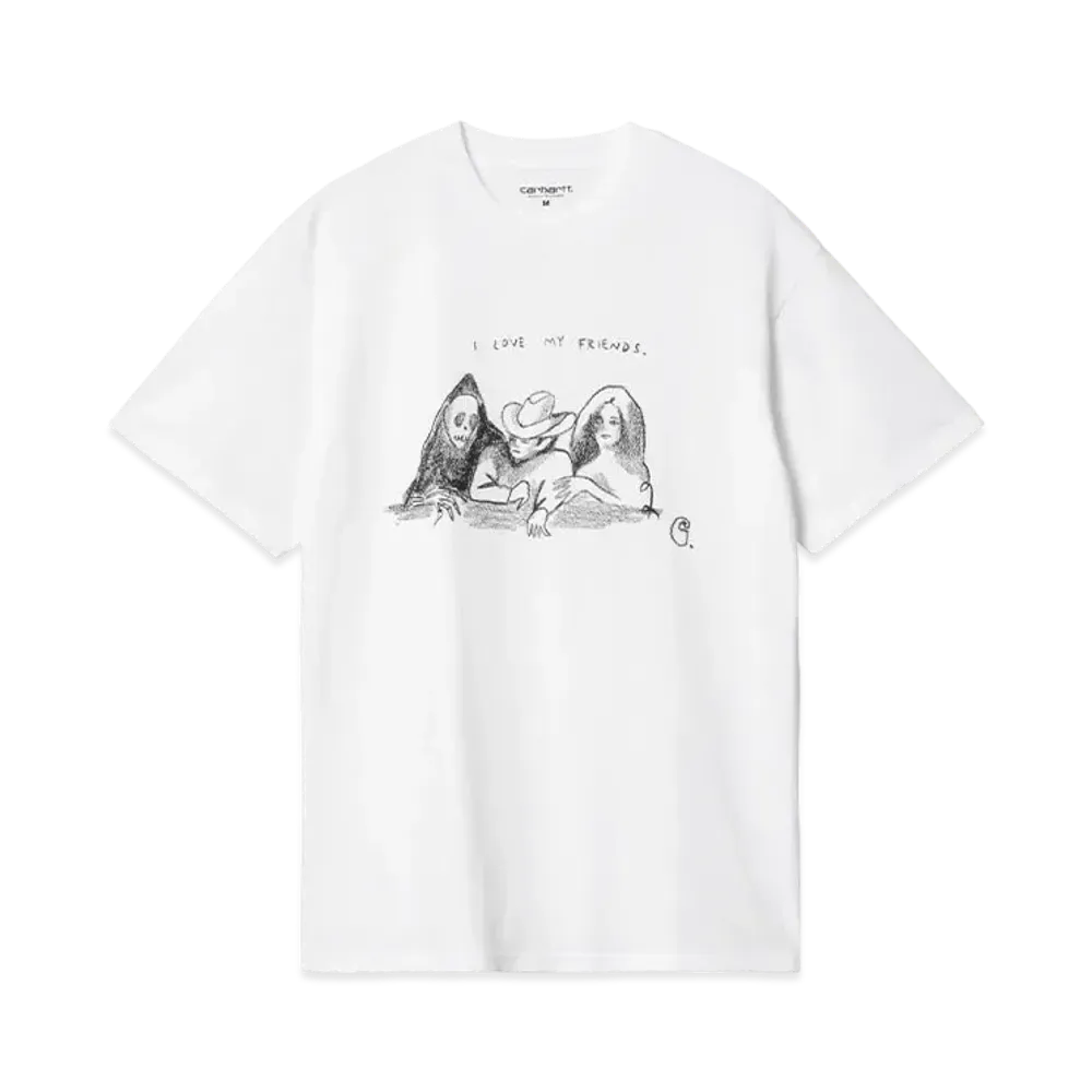 Carhartt WIP S/S Pepe Friends T-Shirt "White/Black"