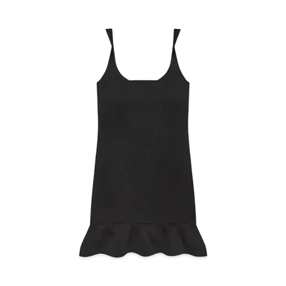 GIVENCHY Dress In Monogram 72 Jacquard With Twisted Straps "Black"