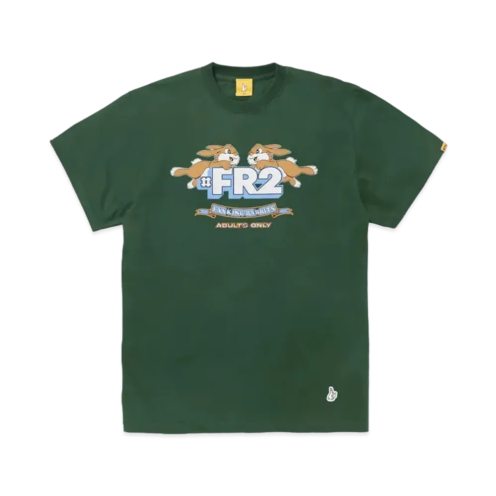 FR2 Rabbits Logo Crack T-Shirt "Green"
