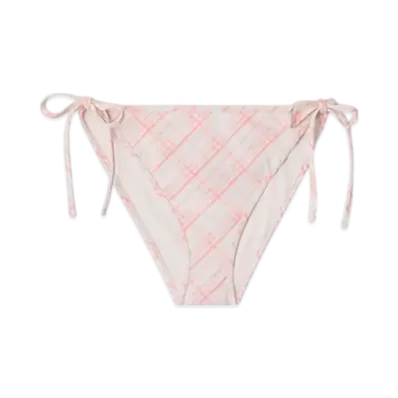Burberry Check Bikini Briefs "Dusky Rose"