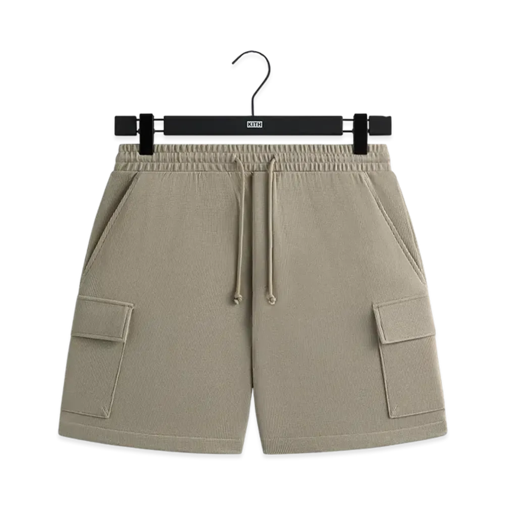 Kith Micro Waffle Fairfax Cargo Shorts "Plaster"