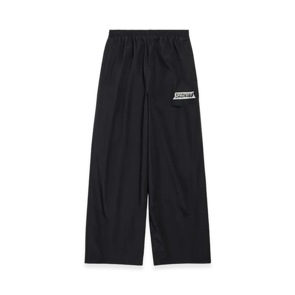 BALENCIAGA Masking Tape Tracksuit Pants "Black"