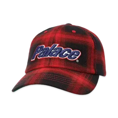 PALACE Lowercase 6-Panel "Black Check"