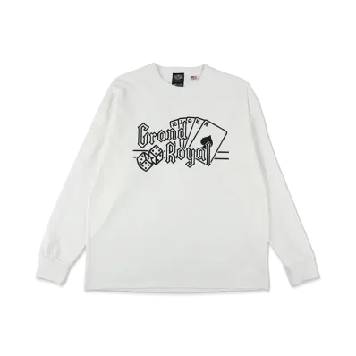 WIND AND SEA x BEASTIE BOYS Grand Royal L/S Tee "White"