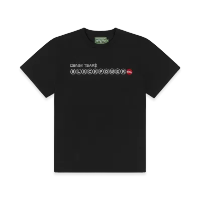 DENIM TEARS Black Powerball Tee "Black"