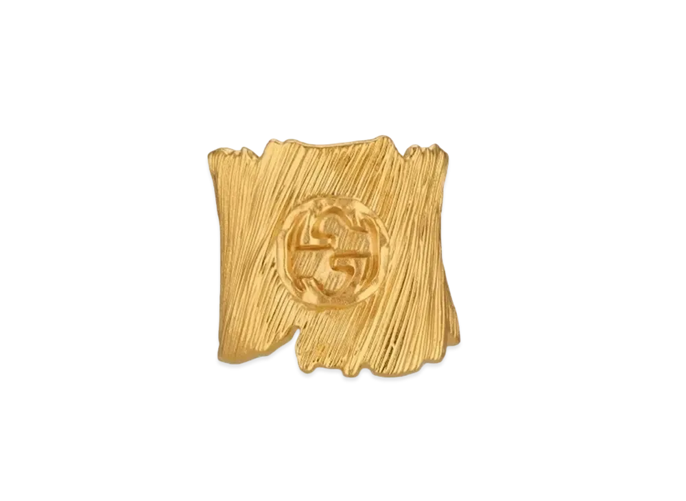 GUCCI Interlocking G Ring "Gold"