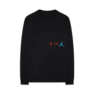 Air Jordan x Travis Scott Cactus Jack L/S Tee "Black"