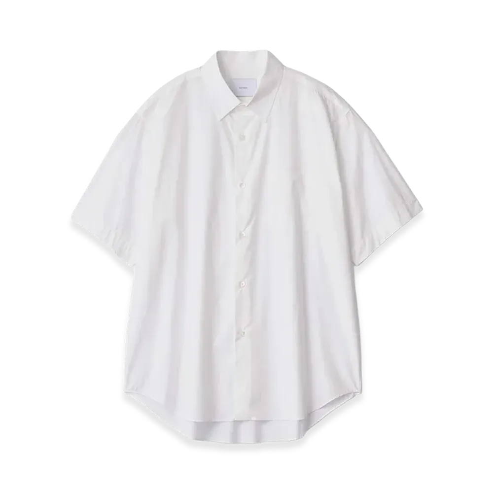 ssstein Suvin Cotton Oversized Short Sleeve Shirt "Off White"