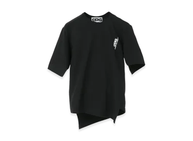 COMME des GARCONS CDG Bias Designed T-Shirt "Black"