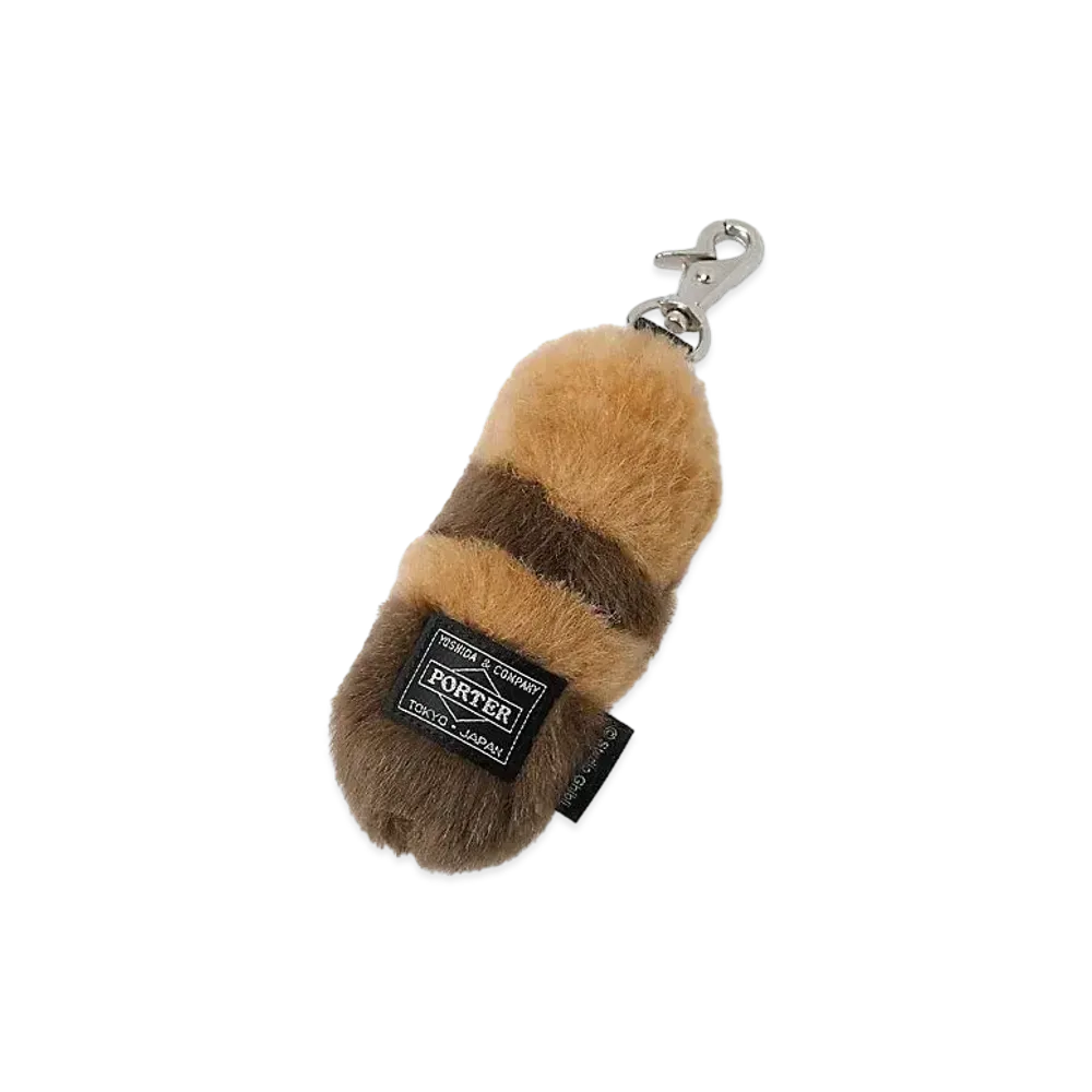 PORTER x My Neighbor Totoro The Catbus Tail Key Charm "Brown"