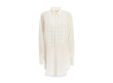 Bottega Veneta Women's Padded Front Shirt "White"