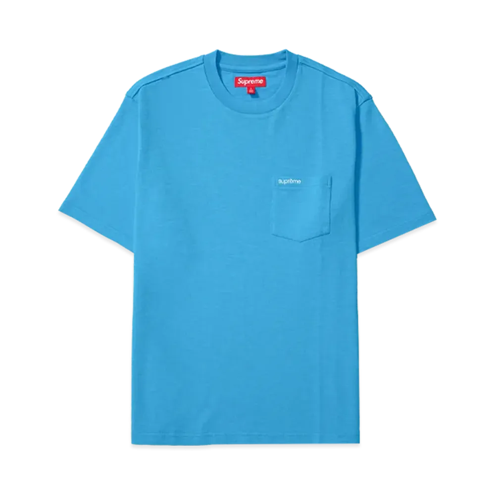 Supreme S/S Pocket Tee "Light Blue" (25FW)