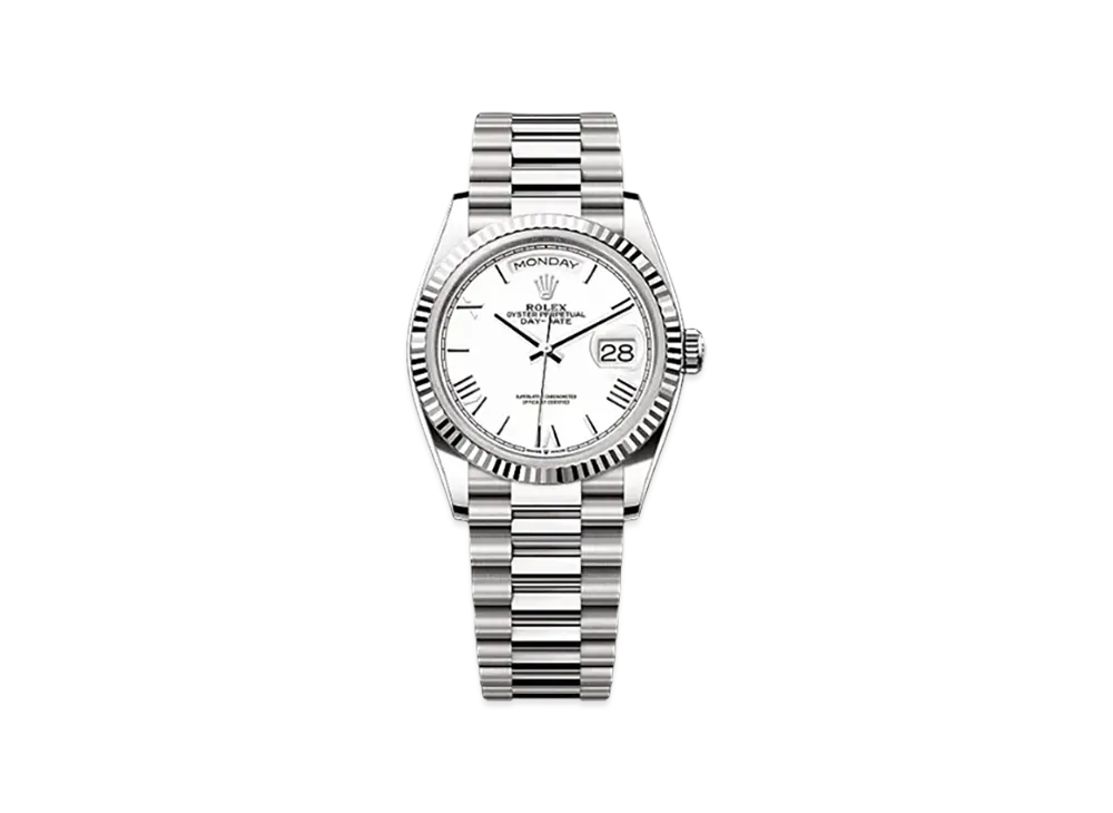 ROLEX Day-Date 36 White Gold "White"