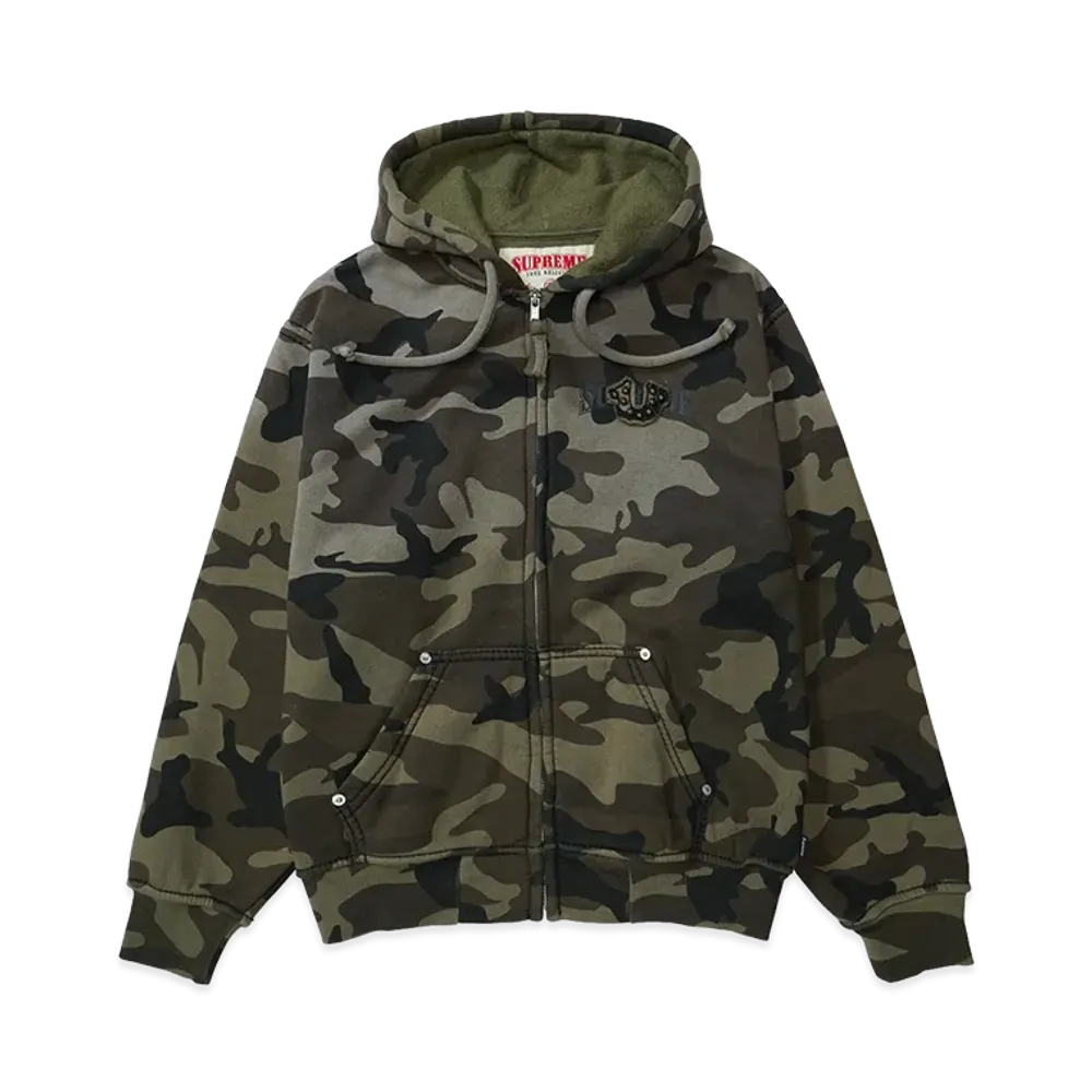 Supreme x True Religion Zip Up Hooded Sweatshirt "Woodland Camo"